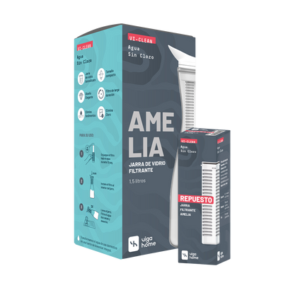 Pack Jarra Purificadora Amelia + Filtro Repuesto