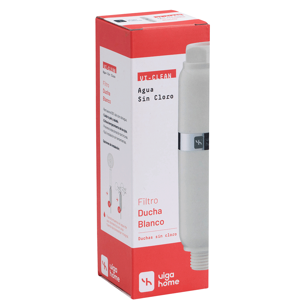 Filtro Ducha Blanco.