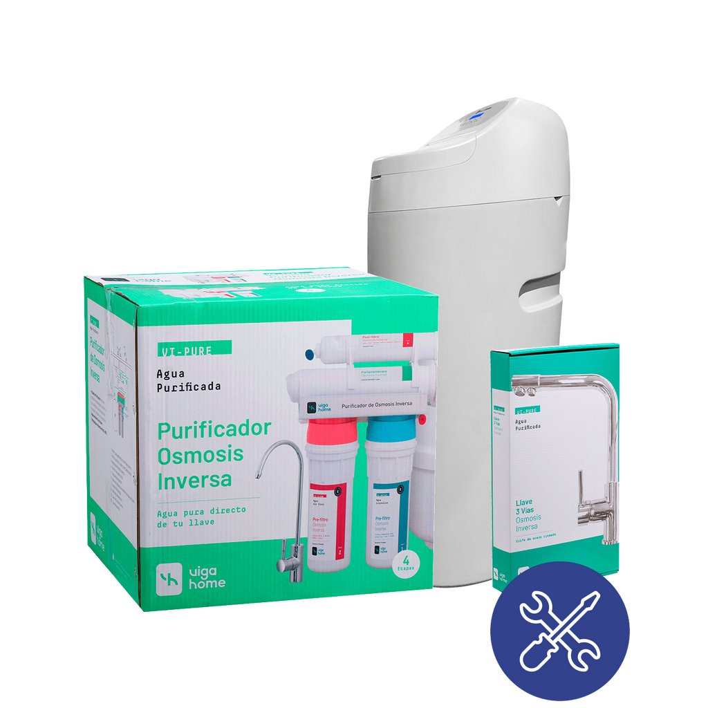 Pack Home M: Osmosis Inversa y Ablandador de agua - hasta 4 personas
