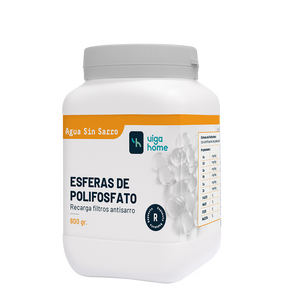 Esferas de polifosfato para filtros antisarro