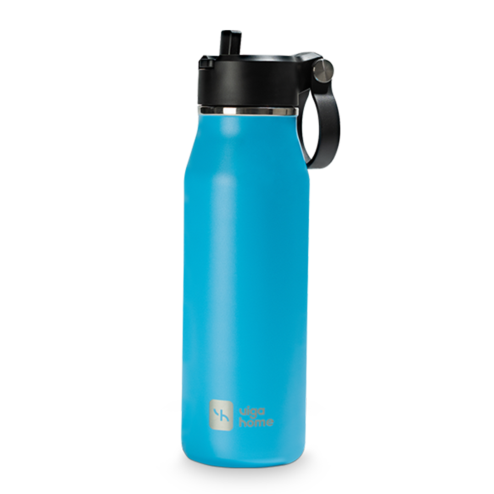 Botella de Agua Térmica 947ml Celeste | Viga Home