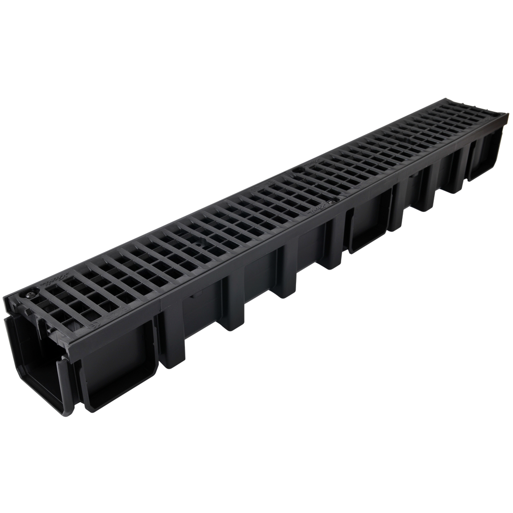 Set Canaleta Piso Vehicular 1m