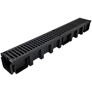 Set Canaleta Piso Vehicular 1m
