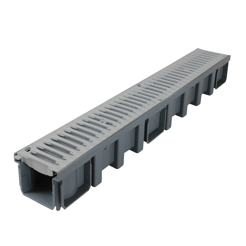 Set Canaleta Vehicular/Peatonal Gris Claro B125