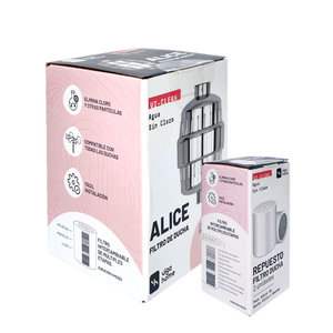 Pack Filtro de Ducha Alice + 2 Repuestos