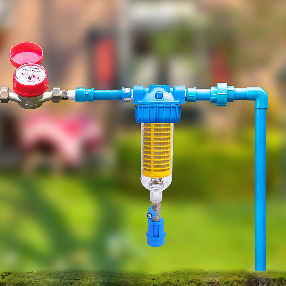 Filtro de agua autolavable manual - Agua Cristalina