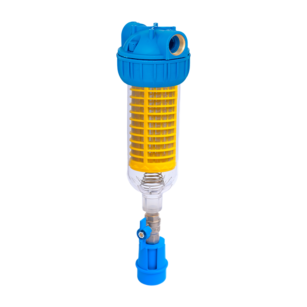 Filtro de agua autolavable manual - Agua Cristalina