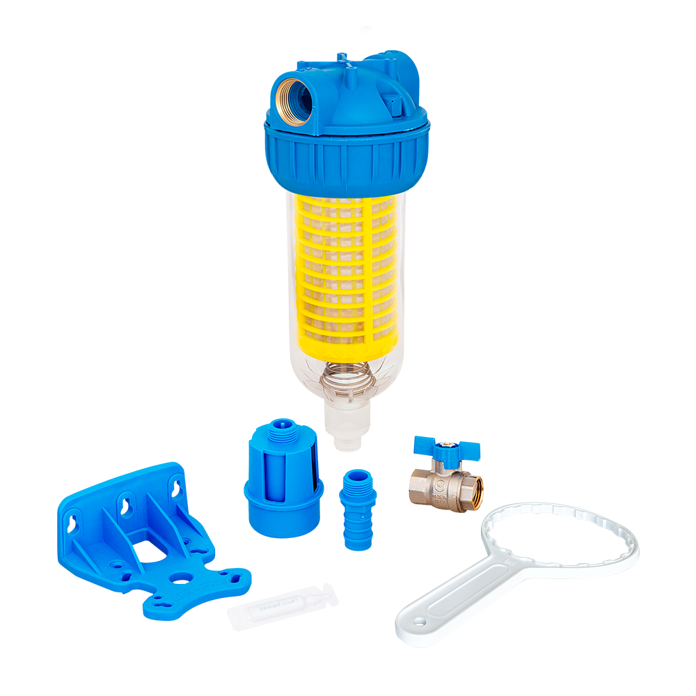 Filtro de agua autolavable manual - Agua Cristalina