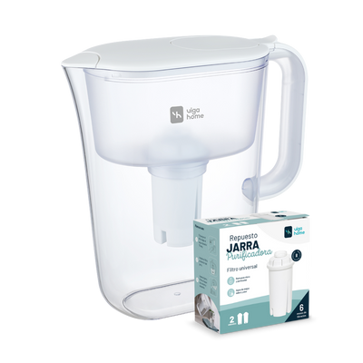 Pack Jarra Filtrante Blanca+ 2 Filtros