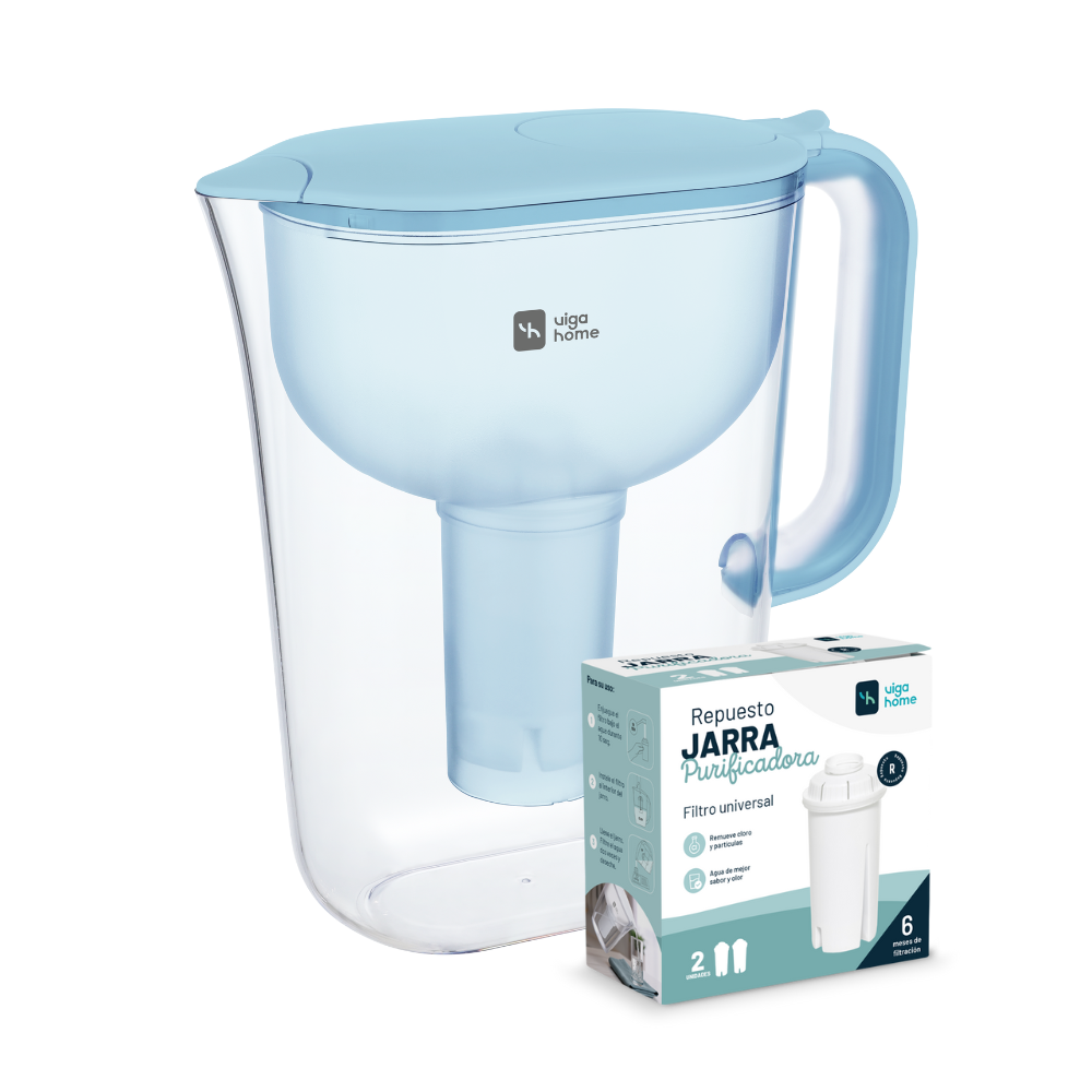 Pack Jarra Celeste + 2 filtros extra