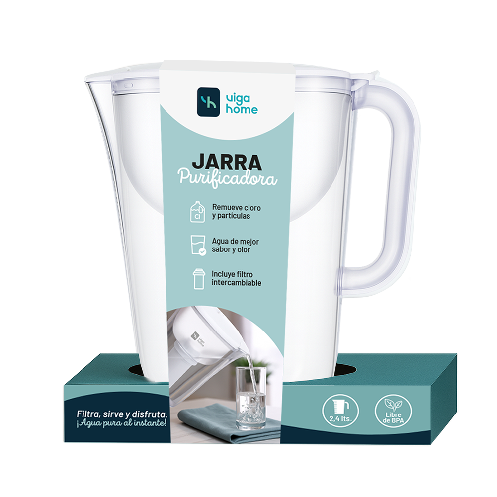 Jarra Purificadora Colores - Blanca