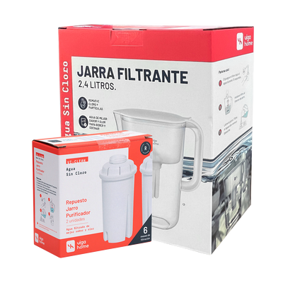 Pack Jarra Estándar+ 2 filtros extras
