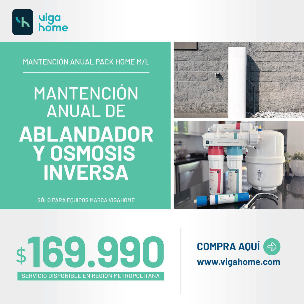 Mantención de Ablandador de Agua y Osmosis Inversa