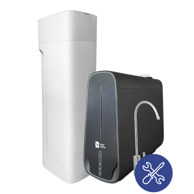 Pack Home Compact L: PureCompact y Ablandador de agua - hasta 7 personas