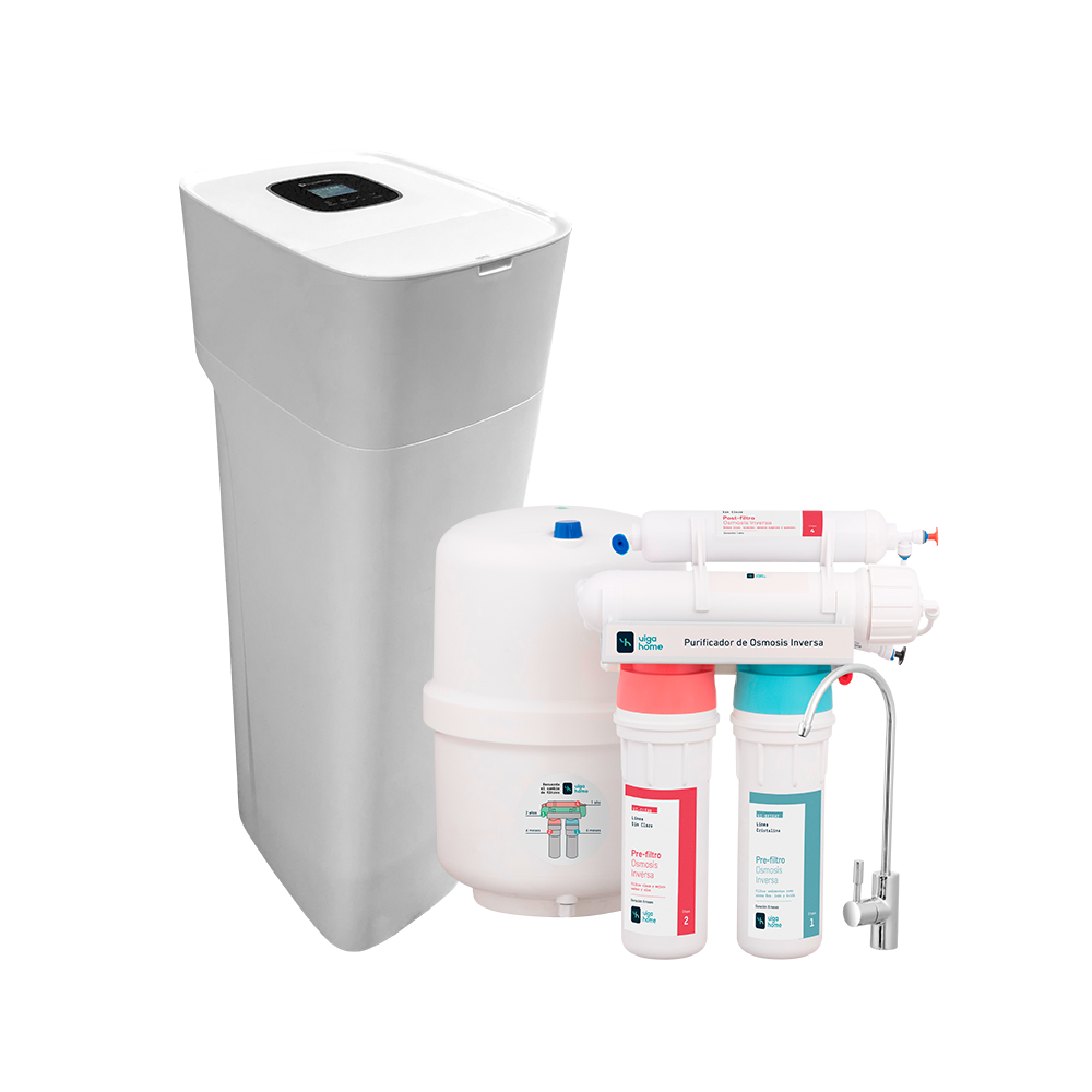 Pack Home L: Osmosis Inversa y Ablandador de agua - 5-7 personas