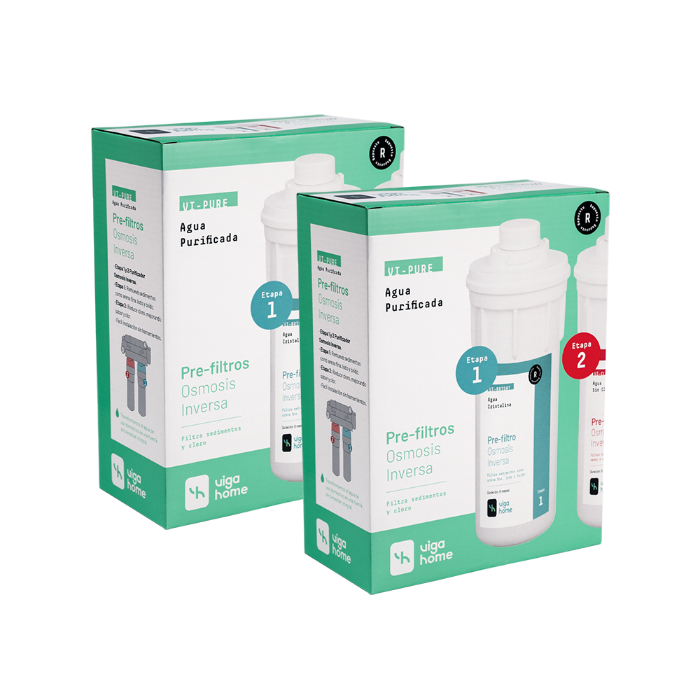 Pack Pre-Filtros Etapa 1 y 2 para 1 Año