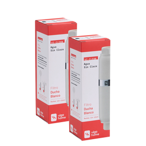 Pack 2 unidades Filtros de Agua para ducha blanco