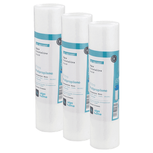 Pack 3 unidades Filtro de Agua polipropileno 10"x2,75" - 5 micras