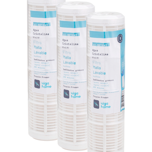 Pack 3 unidades Filtro de Agua malla 10"x2,75"