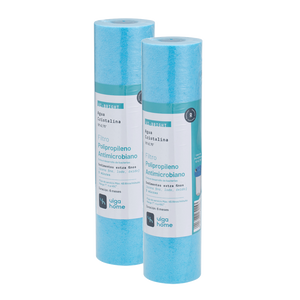 Pack 2 filtros de Agua Antibacterianos polipropileno 5 micras 10"x2,75"