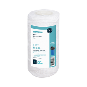 Filtro hilado 10"x 4" - 20 micras - turbidez.